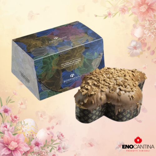 Colomba Bonfissuto al Caramello 1 kg dolce pasquale artigianale siciliano
