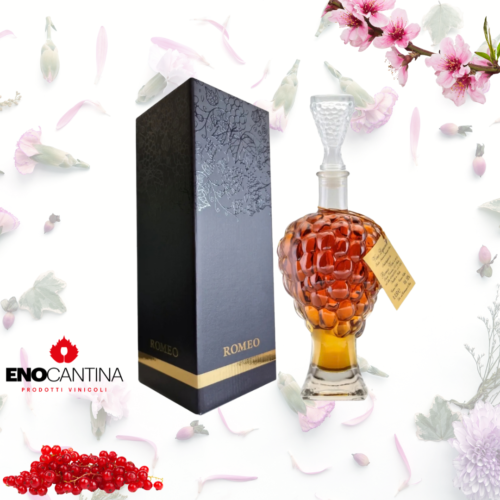 malvasia romeo vini bottiglia grappolo
