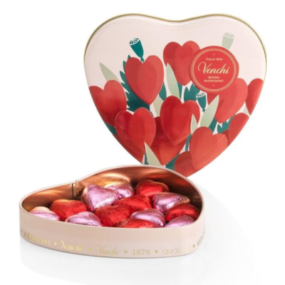 Latta Cuore San Valentino con cioccolatini assortiti 150 g - Venchi