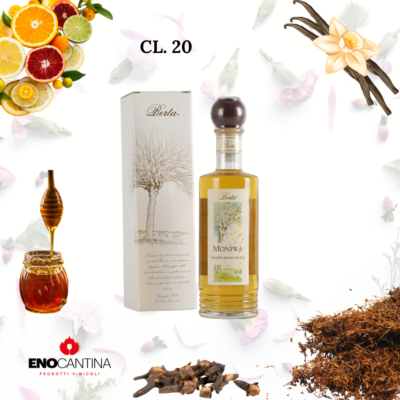 Grappa berta monprà 20 cl