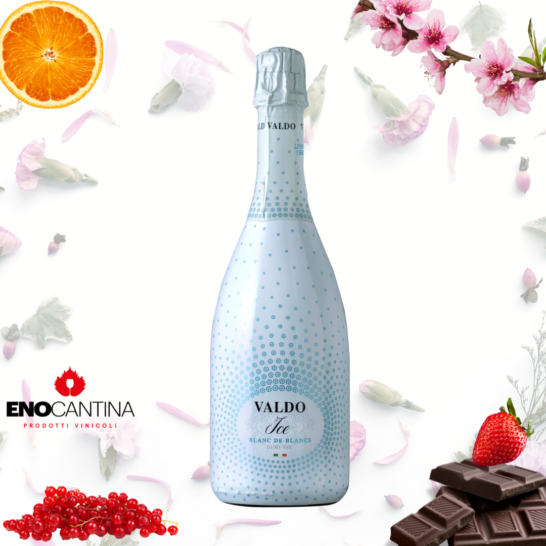 Valdo Ice Prosecco DOC bottiglia di bollicine italiane da servire con ghiaccio per aperitivo elegante