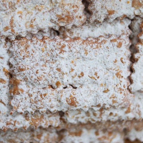 Chiacchiere di Carnevale artigianali confezione 500g